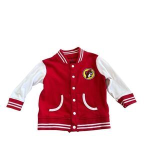 Buc-ee's Baby toddler infant Boys Girls Varsity Jacket Bomber Coat 12M